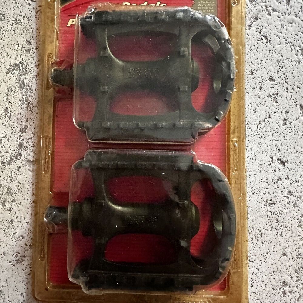 Bell Reflective Bicycle Pedals Left Right Fits‎ Most 1/2 Inch Bike One Pair NOS